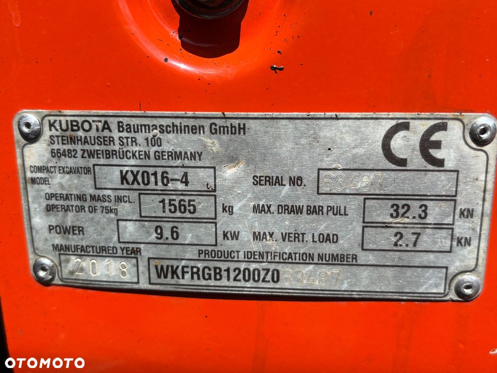 Kubota KX016-4 - 7