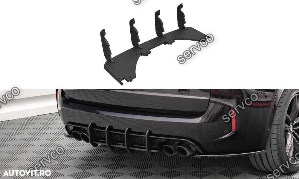 Prelungire difuzor bara spate Bmw X5 M F15 2014-2018 v4 - Maxton
