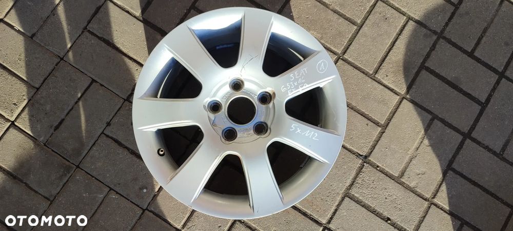 5F0 601 025B Felga 5x112 6.5Jx16 Cali ET50 SEAT Altea Toledo Leon Cena podana za sztukę - 1