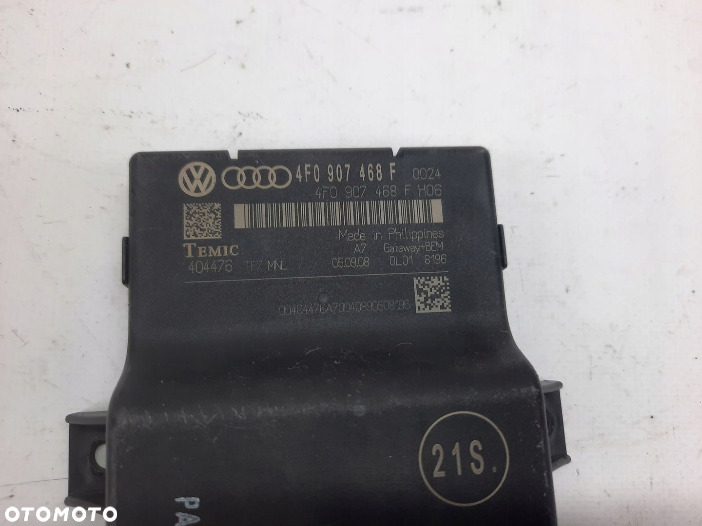 AUDI Q7 A6 C6 MODUŁ STEROWNIK GATEWAY 4F0907468F - 2