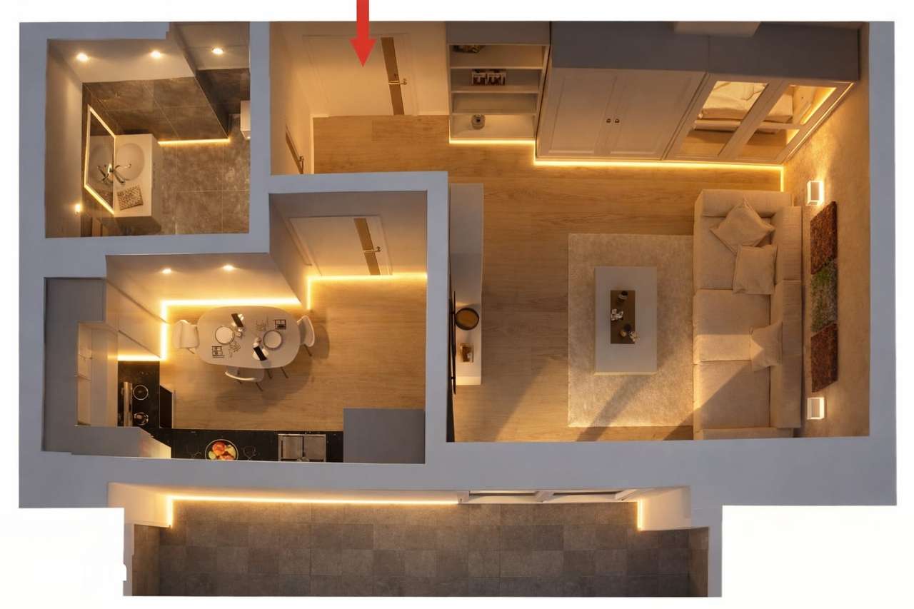 Apartament 1 camera , INTABULAT , Acte in regula, Iasi — fotografia 1