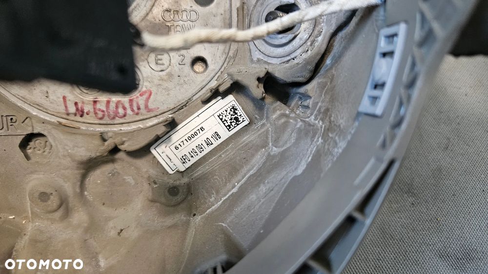 Kierownica skóra skórzana multifunkcja łopatki Audi A6 C6 2004-2008r 4F0419091AQ - 5