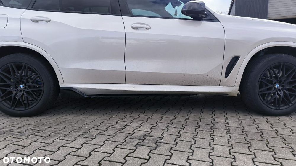 Boczne Dokładki Progów BMW X5 G05 2019/2025 Spoiler Czarny Połysk - 5