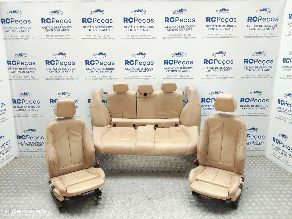 Conjunto Bancos Pele Originais BMW Serie 3 F30 Pack M 2011 a 2018 - 3