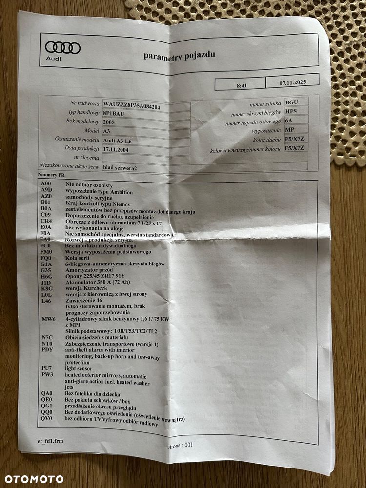 Audi A3 3-drzwiowe 1.6 Ambiente Tiptr - 16