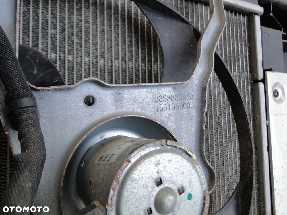 CITROEN DS3 PAS PRZEDNI WZMOCNIENIE CHŁODNICA WODY KLIMY WENTYLATOR KOMPLET 1.2VTI EUROPA - 14