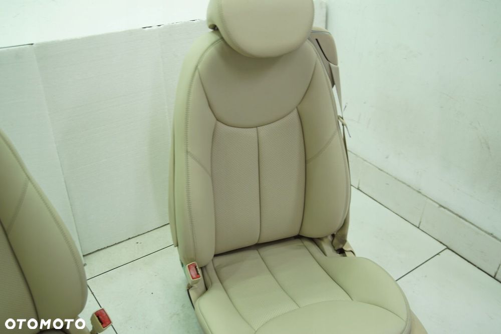 FOTELE FOTEL PASAZER KIEROWCA KOLOR BEIGE 205A WENTYLOWANE MERCEDES SL R230 - 12