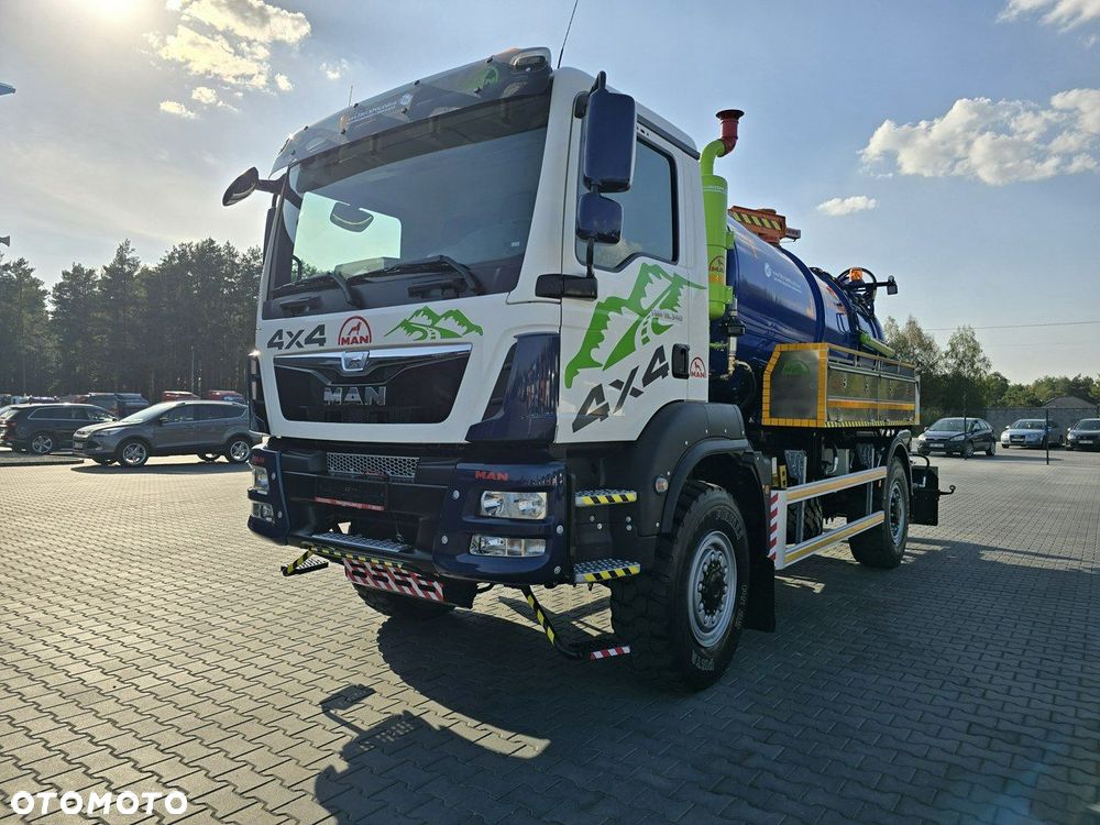 MAN 4x4 WUKO GAMON PW8  do zbierania odpadów płynnych separatorów - 4