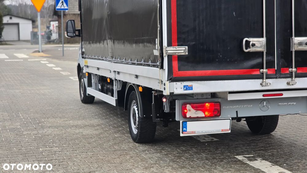 Mercedes-Benz SPRINTER 316 CDI 907❗ PLANDEKA 10 PALET / DRZWI Z TYŁU / DWIE WYSOKOSCI JAZDY / ZABUDOWA JEGGER / MAX ROZSTAW OSI / PODUSZKI PNEUMATYCZNE / SYPIALKA / RAMA / LAWETA / SALON POLSKA ❗❗ - 21