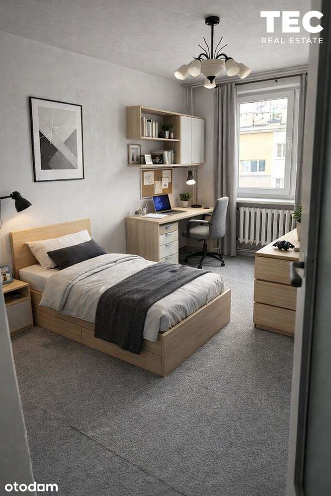 Centrum | 53 m² | 3 pokoje | osobna kuchnia