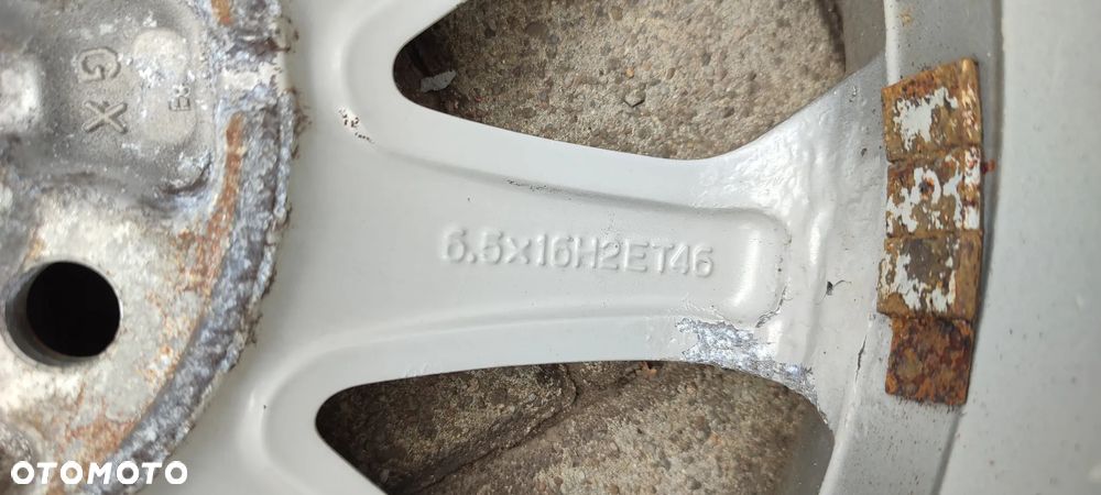 FELGI ALUMNIOWE 5x112 6.5J x16 CALI ET46 fi 57.1  SEAT LEON ALTEA TOLEDO 5F0601025A VW SKODA AUDI KOMPLET 4 SZTUKI - 8