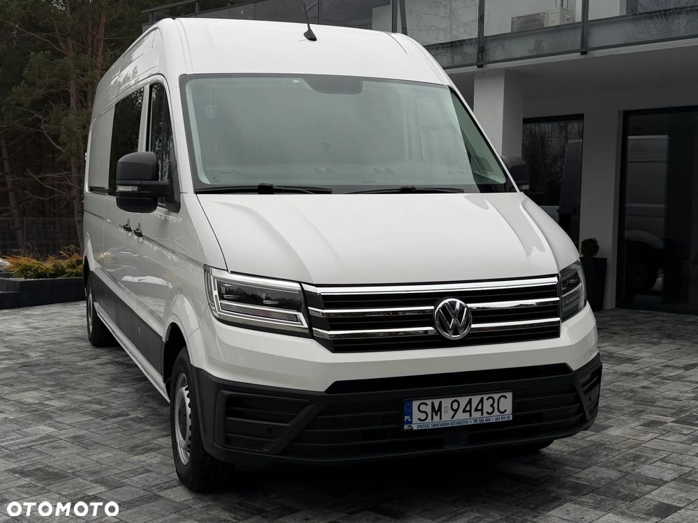Volkswagen Crafter Brygadowy 7 osób / L4H2 / Oryginalna zabudowa VW / 2.0 TDI 140km / EURO6 / Najbogatsza wersja / FULL LED / Automatyczna skrzynia biegów / FV 23% - 2