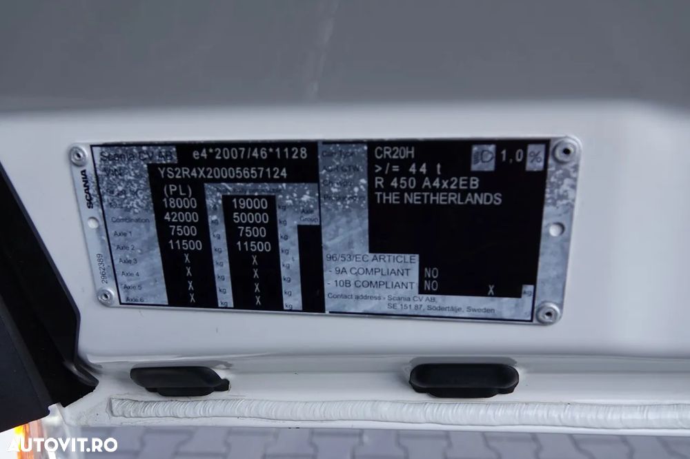 Scania R 450 / RETARDER / MEGA / JOS / - 37