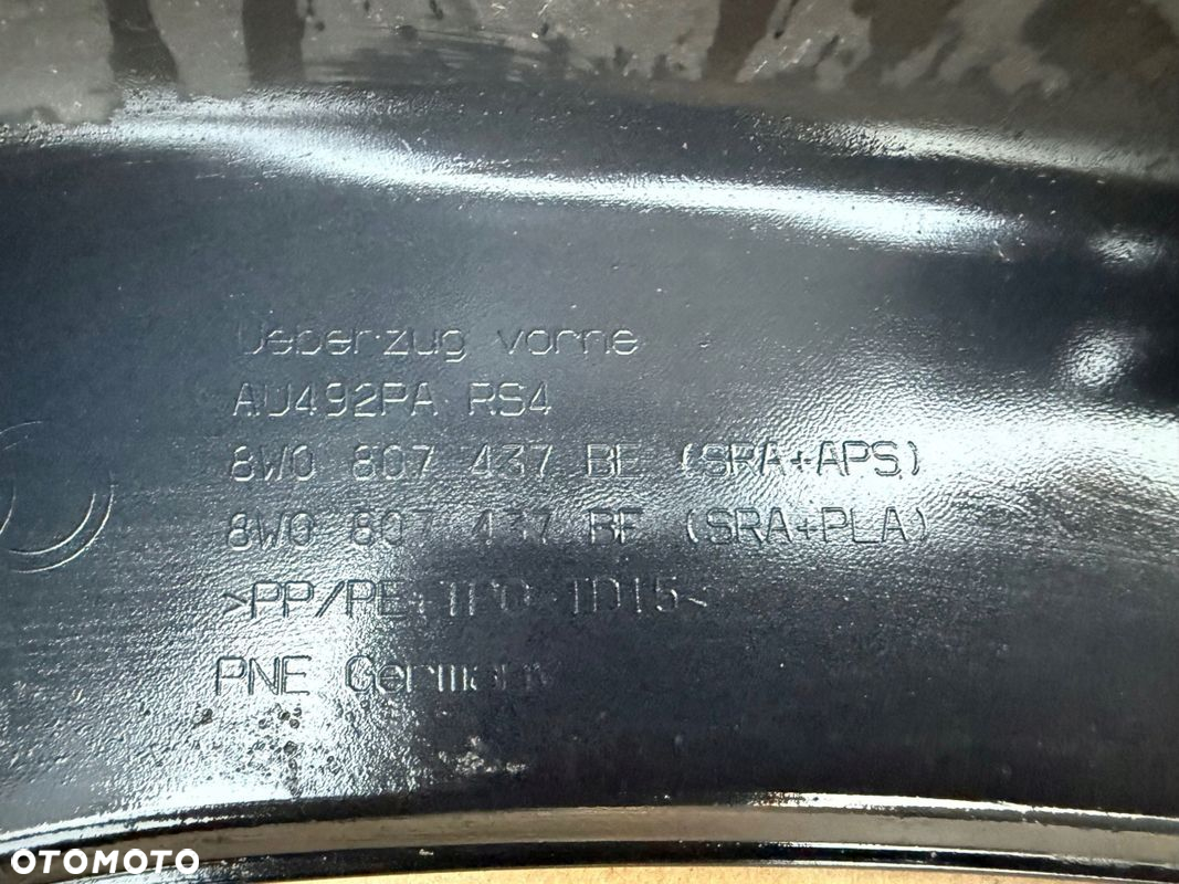 ZDERZAK PRZEDNI Audi RS4 B9 LIFT 8W0 2022 ORYGINAŁ ŁADNY STAN - 11