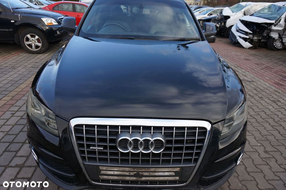 MASKA ZDERZAK BŁOTNIKI LAMPY Q5 I 8R LZ9Y XENON SPRYSKI S-LINE AUDI 2008-2012 CZARNY PRZÓD KOMPLETNY - 2