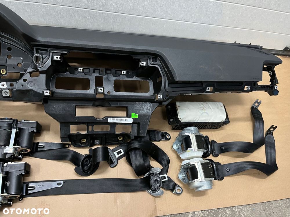 konsola audi q5 80a deska airbag pasy kokpit audi sq5 sline komplet soul - 5