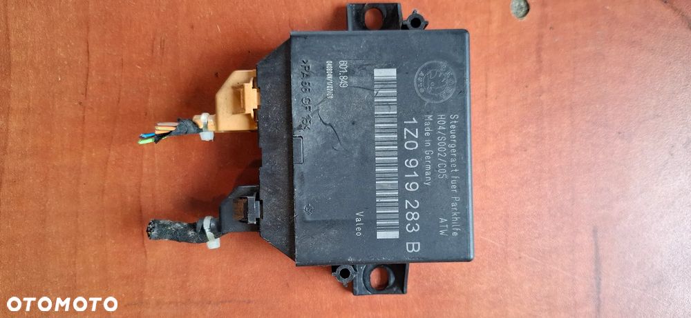 MODUŁ COFANIA / PARKOWANIA PDC SKODA OCTAVIA II 1Z0919283B - 2