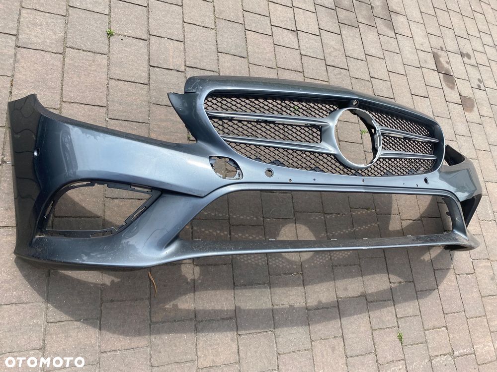 MERCEDES C KLASA W205 LIFT ZDERZAK PRZOD CALY ORG - 1