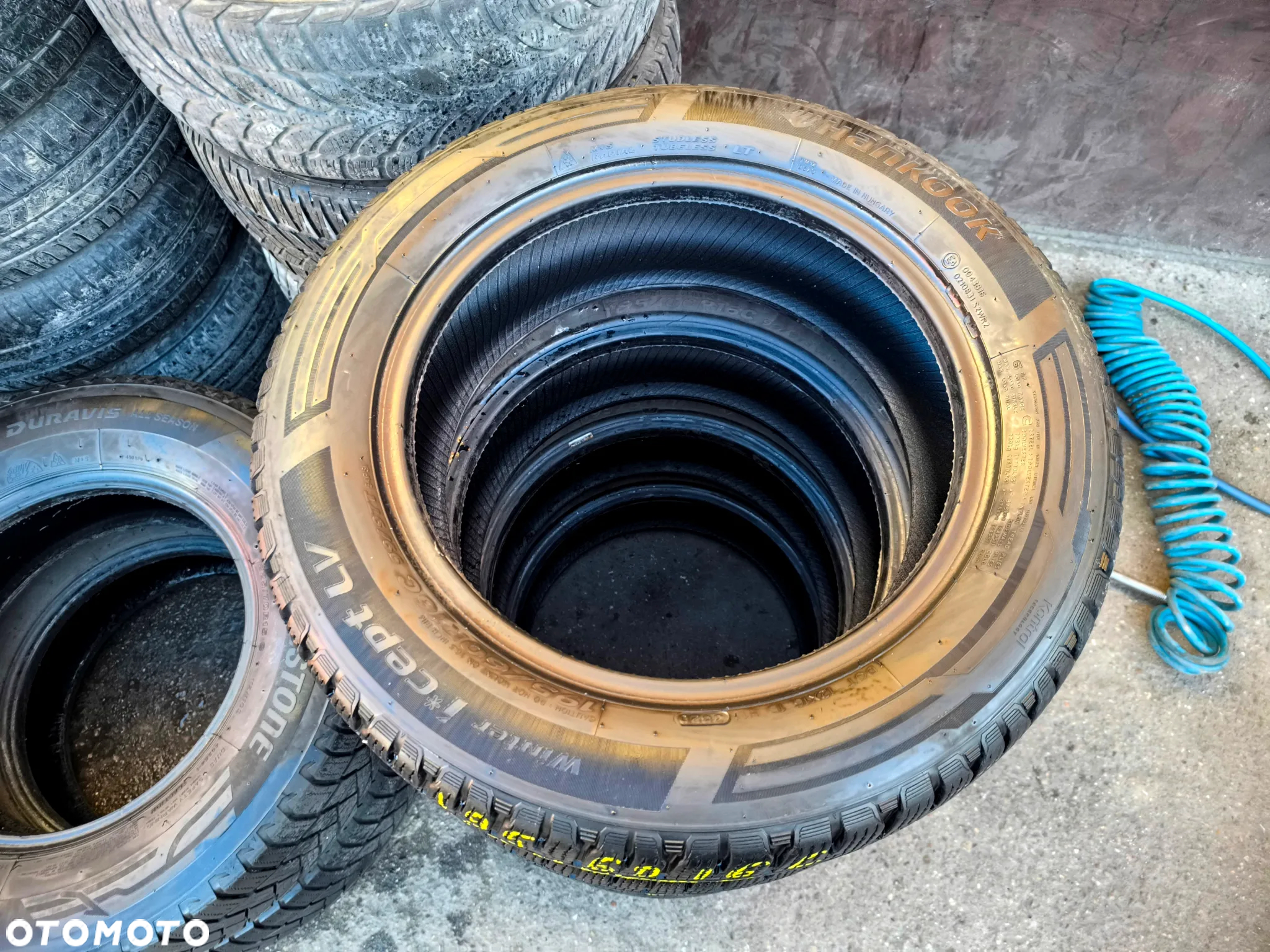 195/60R16C 99/97T 16 C Opony Zimowe Zima HANKOOK WINTER I*CEPT LV 8mm Legnica ALU-RAD 20r. 195/60 - 9
