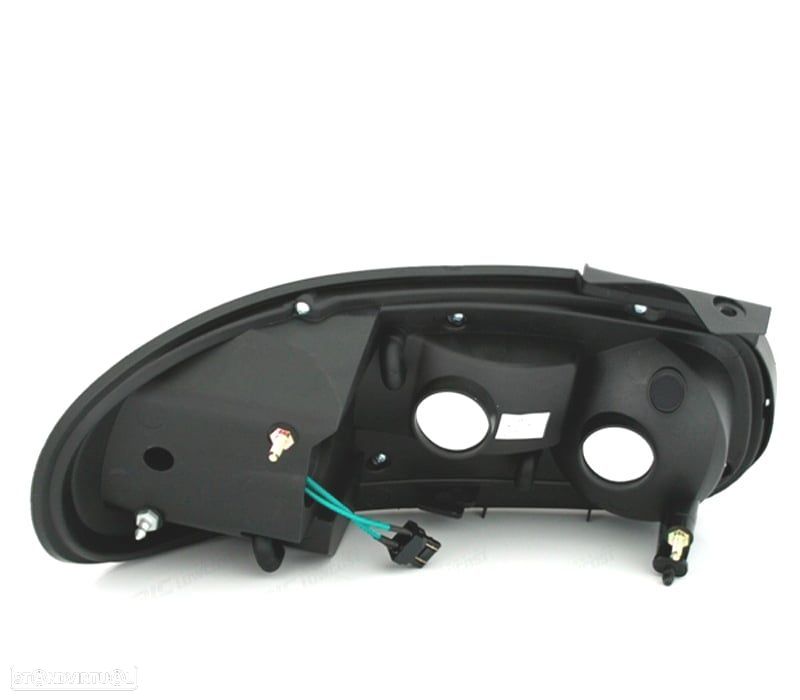 FAROLINS TRASEIROS MAZDA MX 5 98-05 LED FUNDO CROMADOS - 2