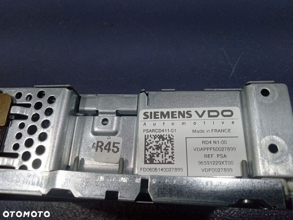 PEUGEOT 207 06- RADIO CD FABRYCZNE OEM 96591229XT - 5