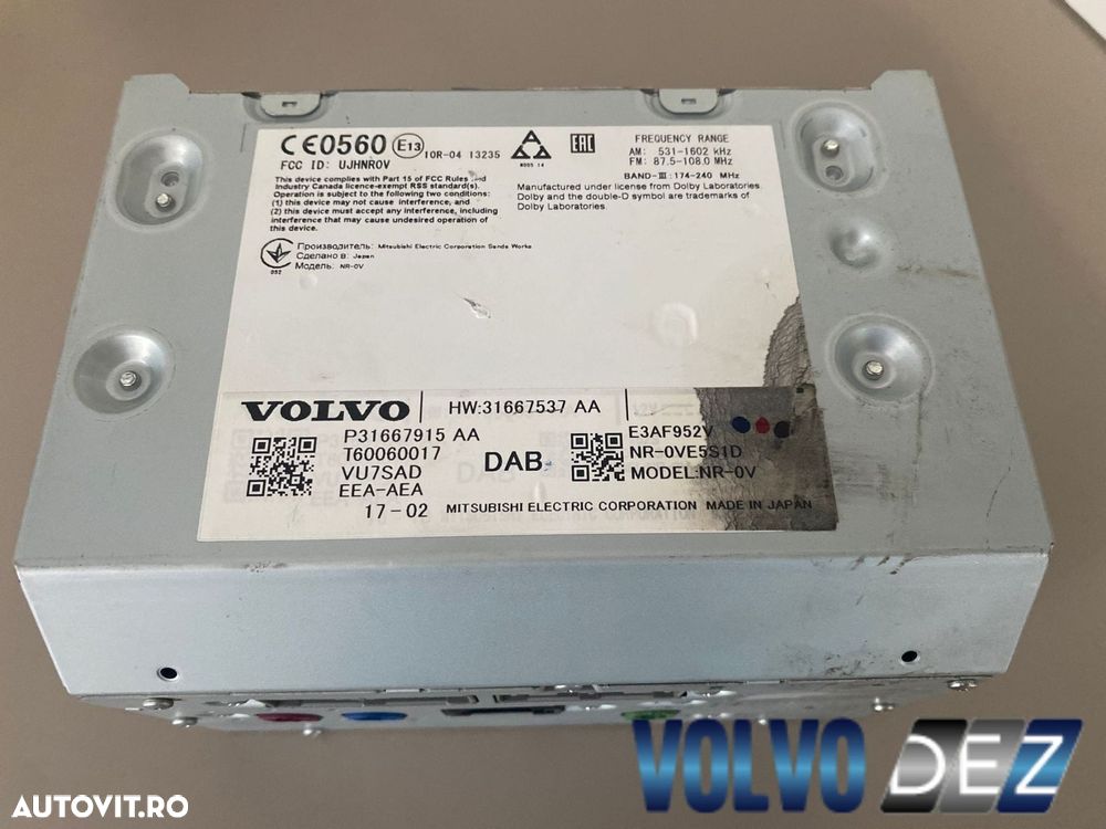 Modul audio, CD player, GPS, navigatie VOLVO 31667915 - 4