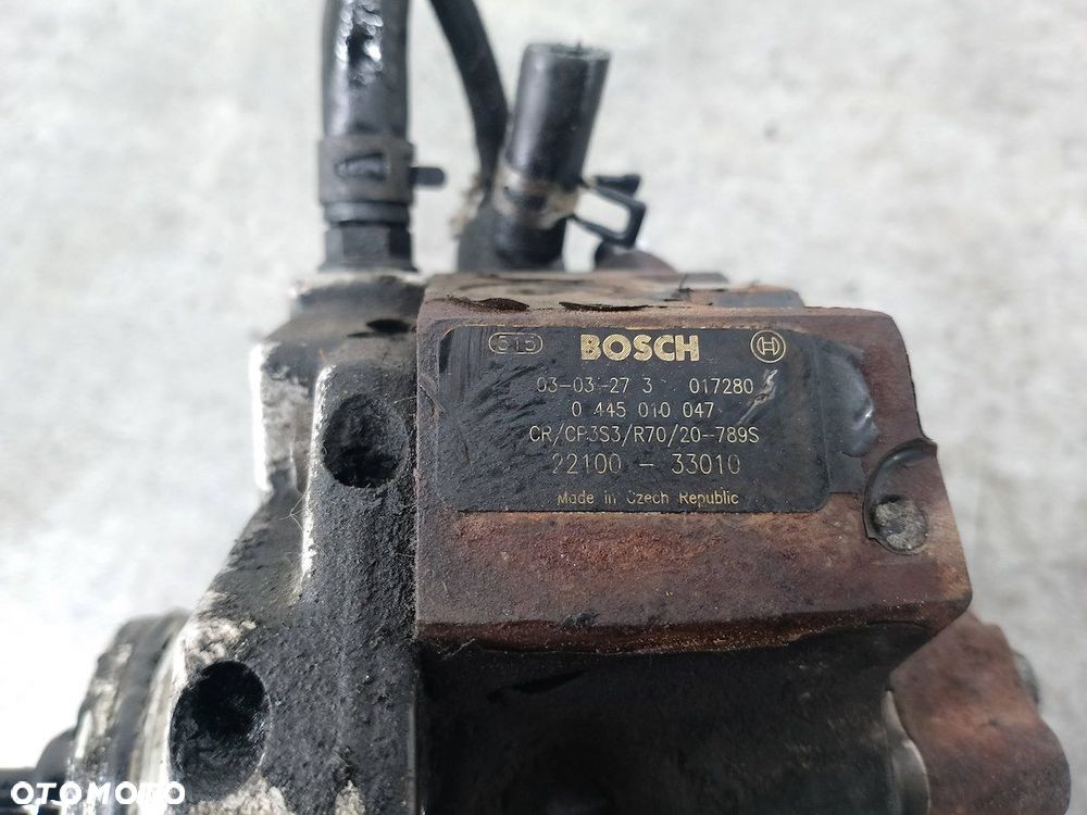 POMPA WTRYSKOWA TOYOTA YARIS I FL 22100-33010 0445010047  BOSCH 1.4 D-4D - 2