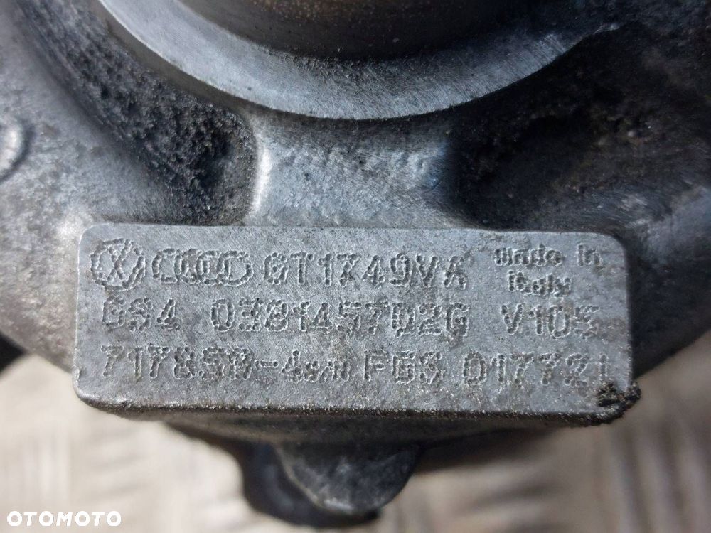 TURBOSPRĘŻARKA TURBINA VOLKSWAGEN PASSAT B5 FL 1.9 TDI 038145702G - 7