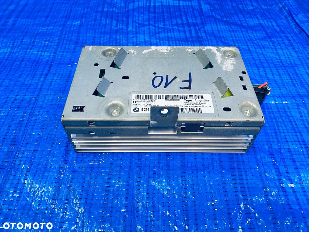 AMPLITUNER WZMACNIACZ HIFI RADIA AUDIO HARMAN BMW F10 F11 ; 9266355 ORYGINAŁ - 3