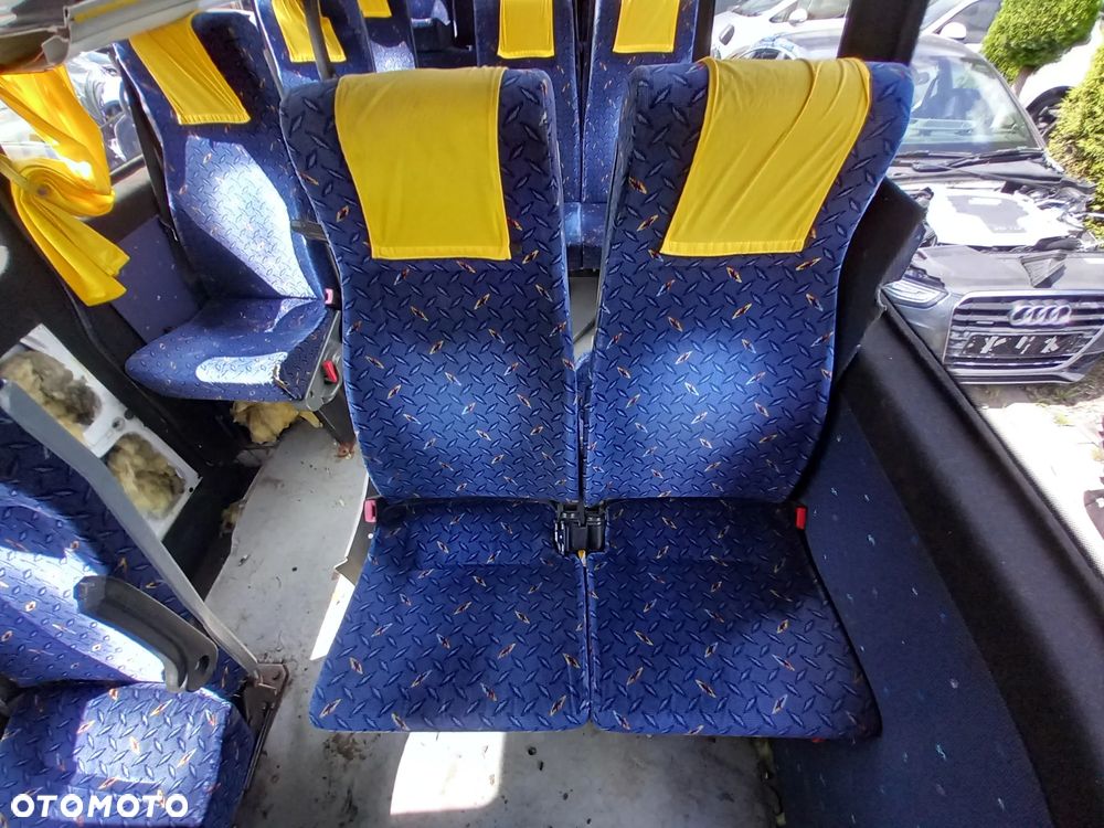 MERCEDES SPRINTER 903 KOMPLET FOTELI AUTOBUS ŁADNE 14 MIEJSC PODŁOKIETNIK - 2