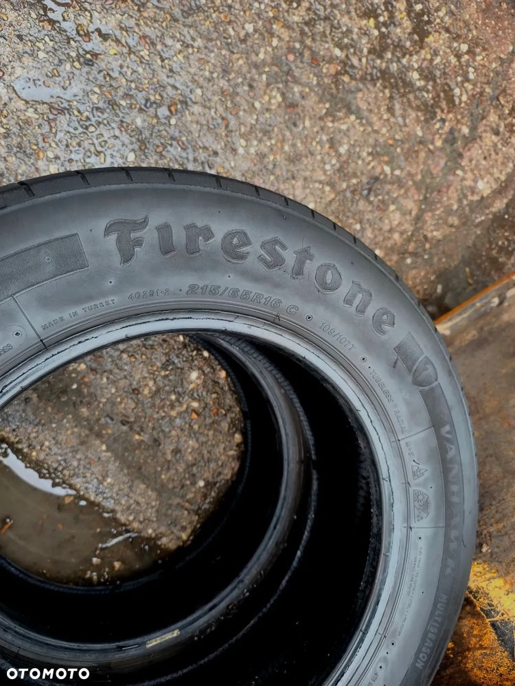215/65R16C 16 C 109/107T 2x 2szt. Opony Całoroczne Wielosezonowe FIRESTONE VANHAWK MULTISEASON 5,5mm Legnica ALU-RAD 23r. 215/65 - 15