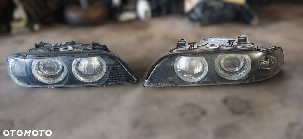 LAMPY SOCZEWKOWE BMW E39 RINGI DEPO BLACK - 1