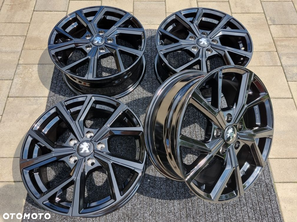 Peugeot 16 " Felgi aluminiowe nowe 5x108 308 Partner 508 Rifter Czarna - 3