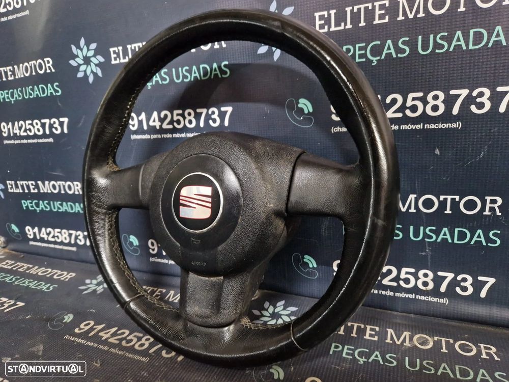 Volante usado pele com airbag SEAT LEON 1P ALTEA - 2