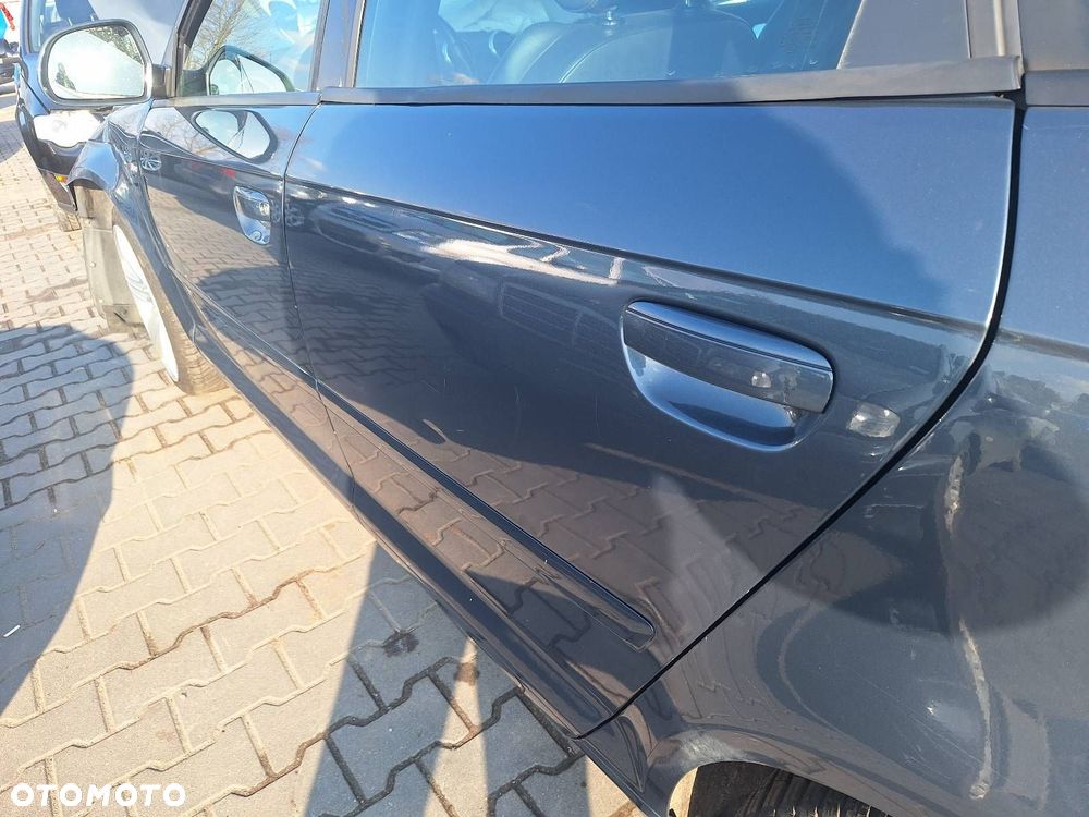 DRZWI KOMPLETNE LEWY TYŁ AUDI A3 8P LIFT LZ7H - 2