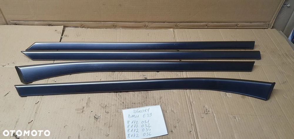 Dekor listwa ozdobna drzwi listwy komplet BMW 5 E39 - 1