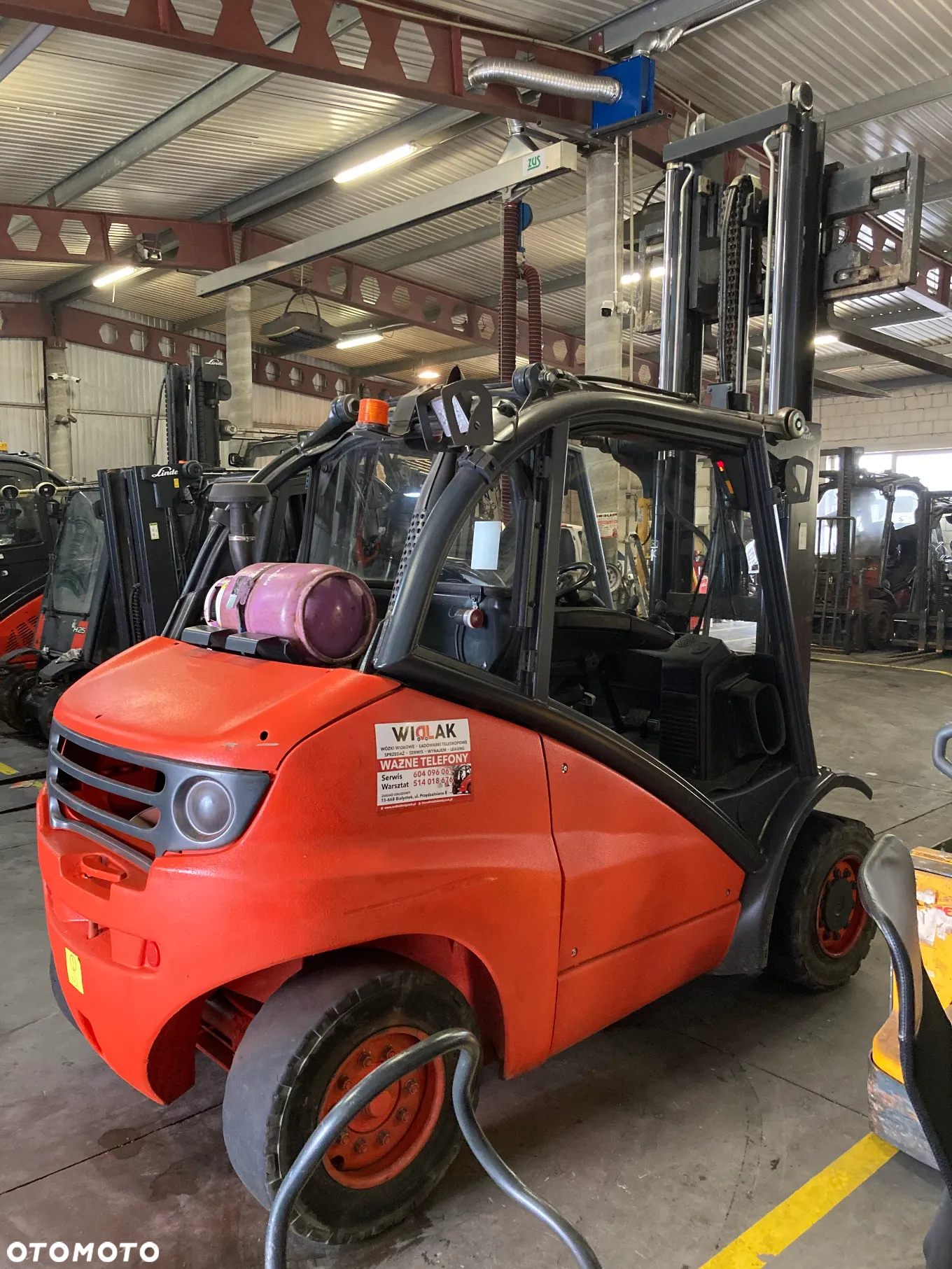 Linde [2014] WÓZEK WIDŁOWY LINDE H50T/600 GAZ 5t kontner - 3