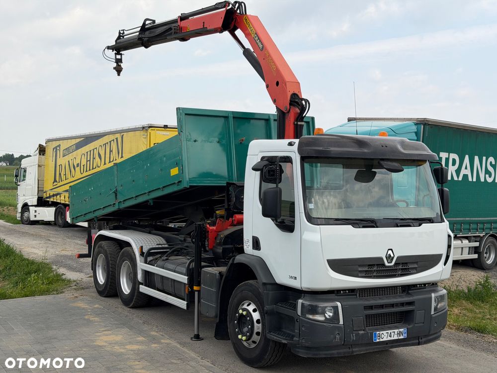Renault PREMIUM LANDER 380 DXI 6X4 // DŹWIG HDS PALFINGER PK15500 RADIO PILOT // - 5