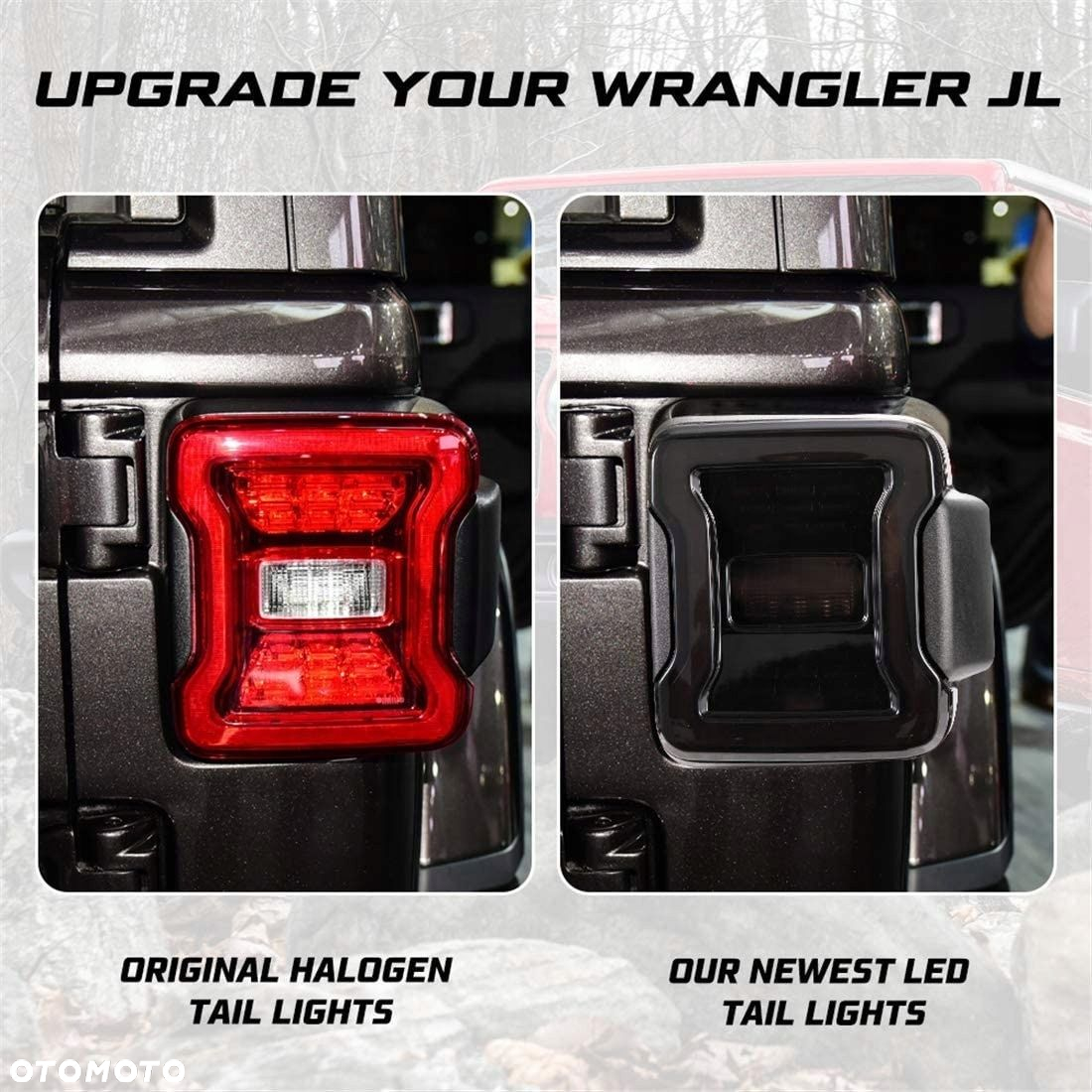 Lampy LED tylne smoked Wrangler JL 2018 - 2