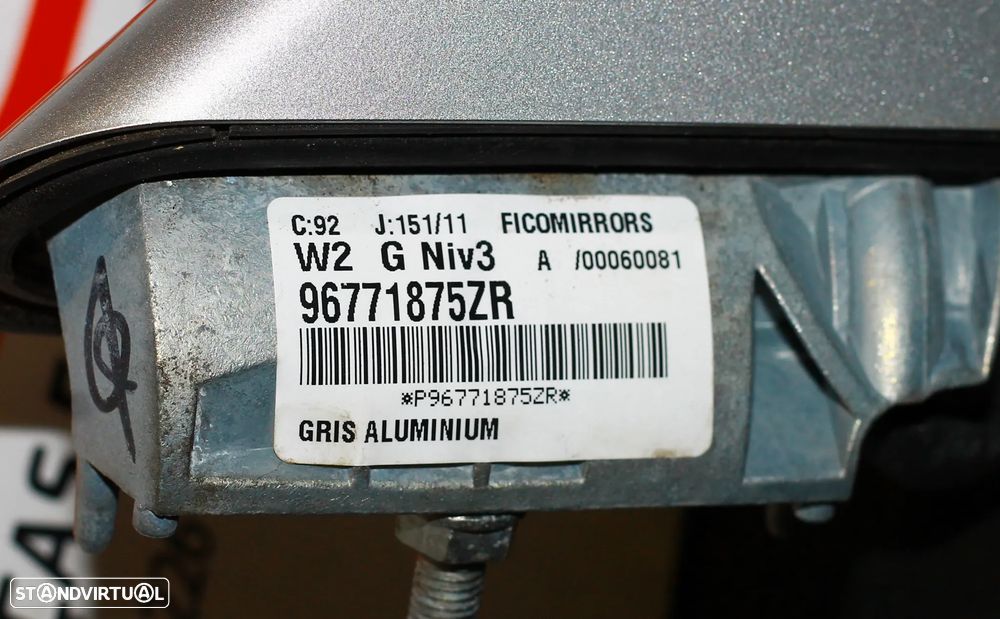 ESPELHO RETROVISOR ESQUERDO PEUGEOT 508 - 5