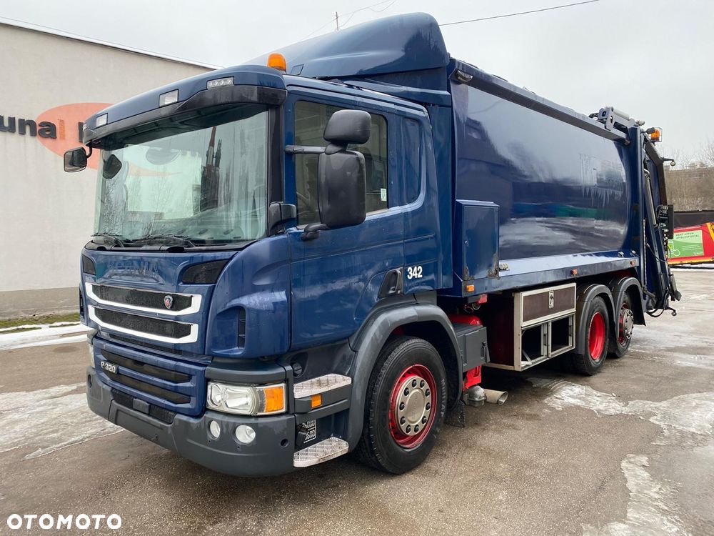 Scania P320 śmieciarka gabaryty Terberg 22m3 EURO 6