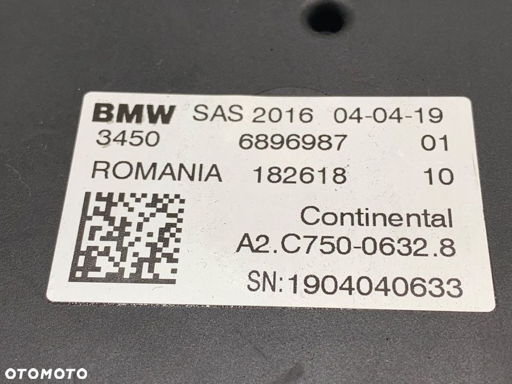 MODUŁ STEROWNIK SAS  BMW 5 (G30, F90) 2016 - 2022 530 e Plug-in-Hybrid 135 kW [184 KM] Hybryda - 4