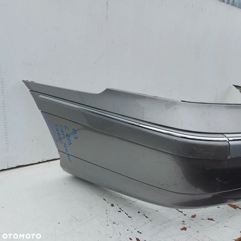 ZDERZAK TYL TYLNY CHROM MERCEDES C W203 SEDAN ORYGINAL DEMONTAZ 2038851825 - 3