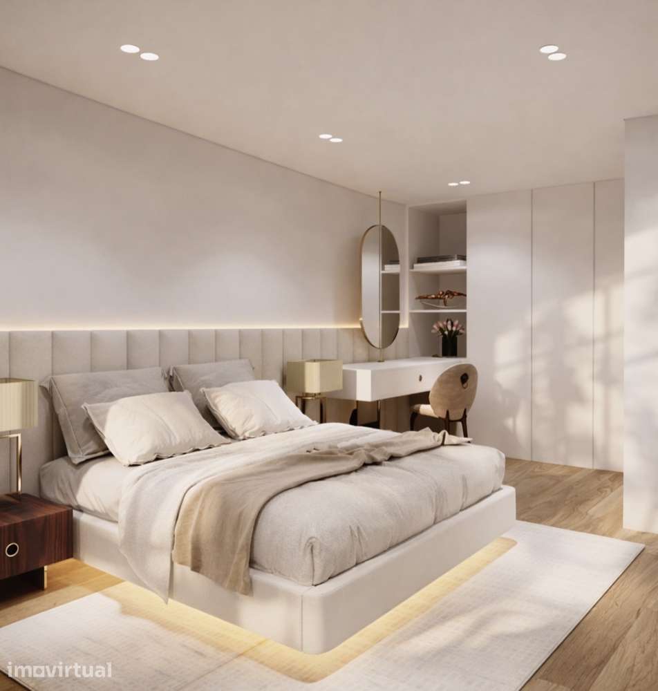Apartamento Novo com Varanda, Jardim e Estacionamento Exterior - Grande imagem: 2/12