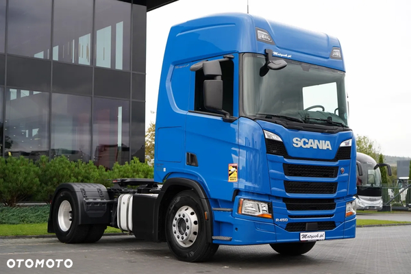 Scania R 450 / RETARDER / HYDRAULIKA / I-PARK COOL / ALUFELGI / SPROWADZONA / PO KONTRAKCIE SERWISOWYM