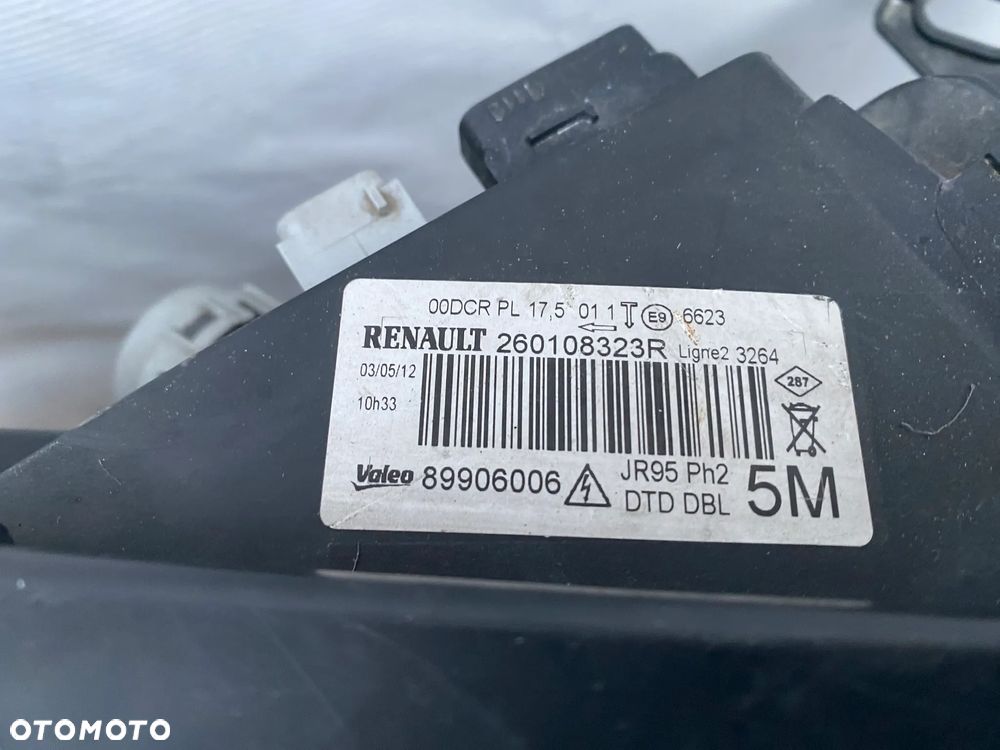 lampy scenic III lift bi xenon komplet eu całe - 5