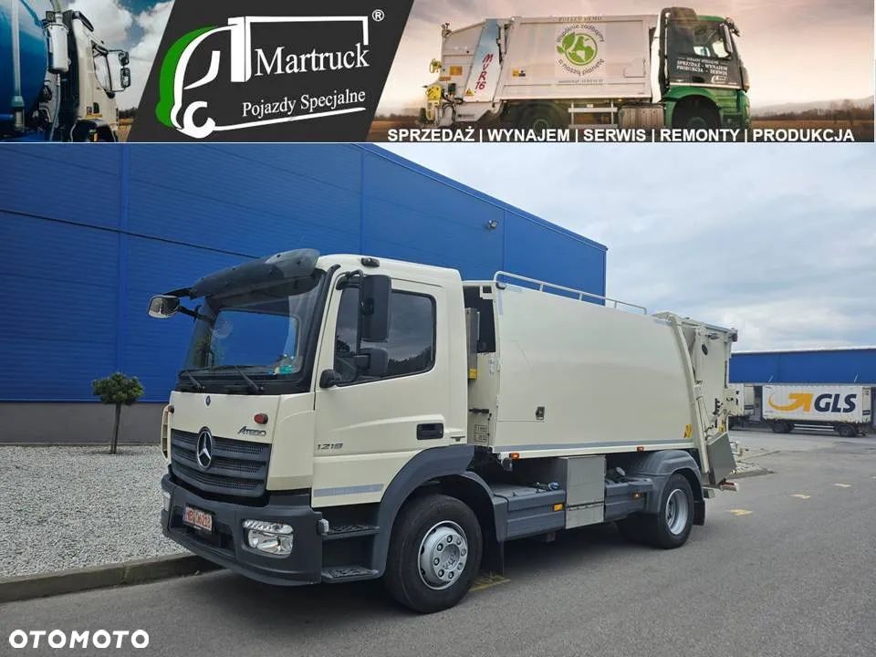 Mercedes-Benz Atego 4x2 śmieciarka 2 komorowa 12T sprzedaż, wynajem, serwis, gwarancja
