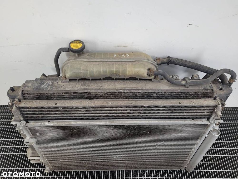 KOMPLET CHŁODNIC WODY KLIMATYZACJI WENTYLATOR TOYOTA AVENSIS T25 2.2 D - 9