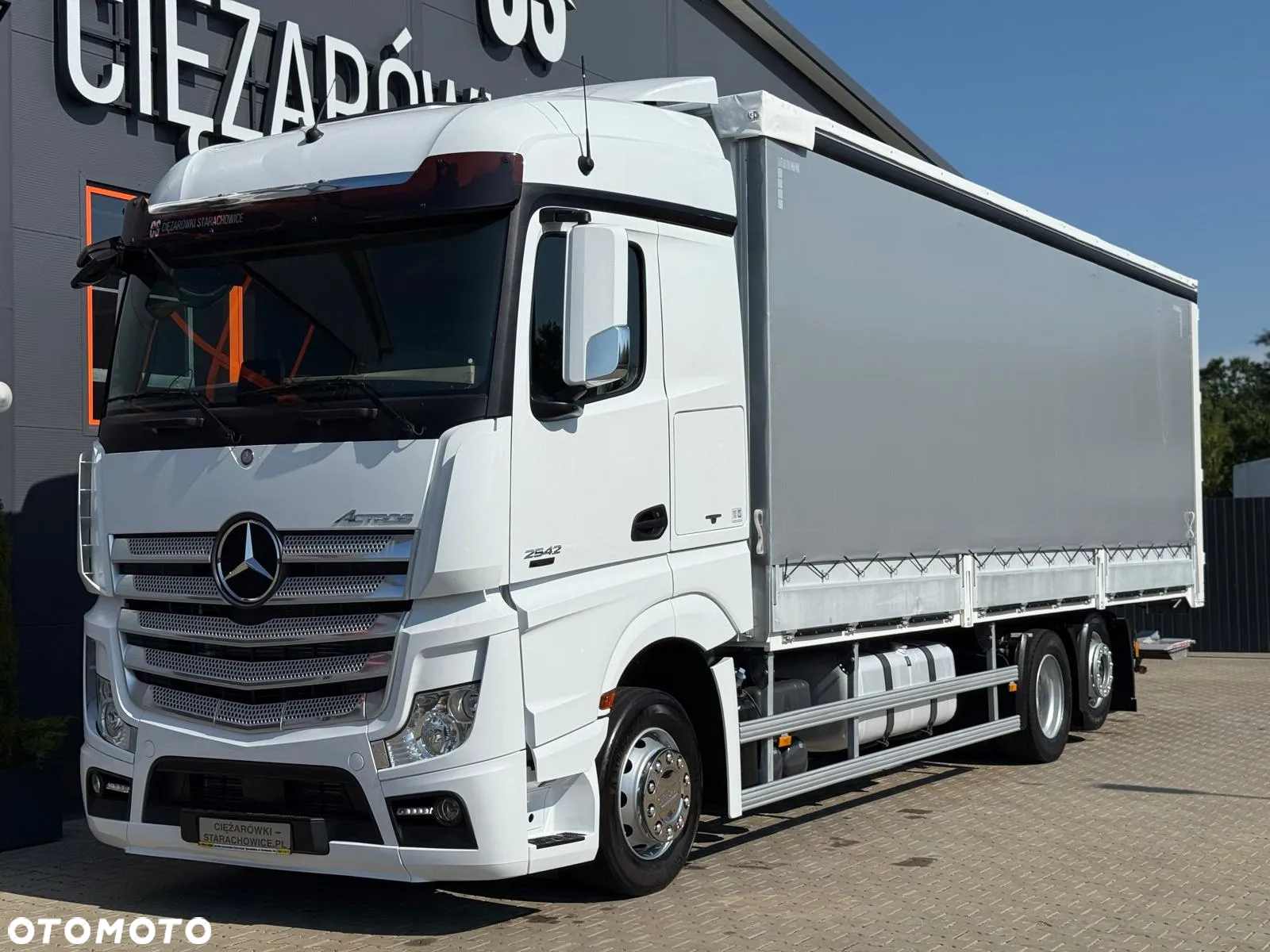 Mercedes-Benz Actros 2542 / E6 / burto-firanka 8,5 m + winda / 21Epal / z Niemiec / sypialka plandeka firana skrzynia - 2