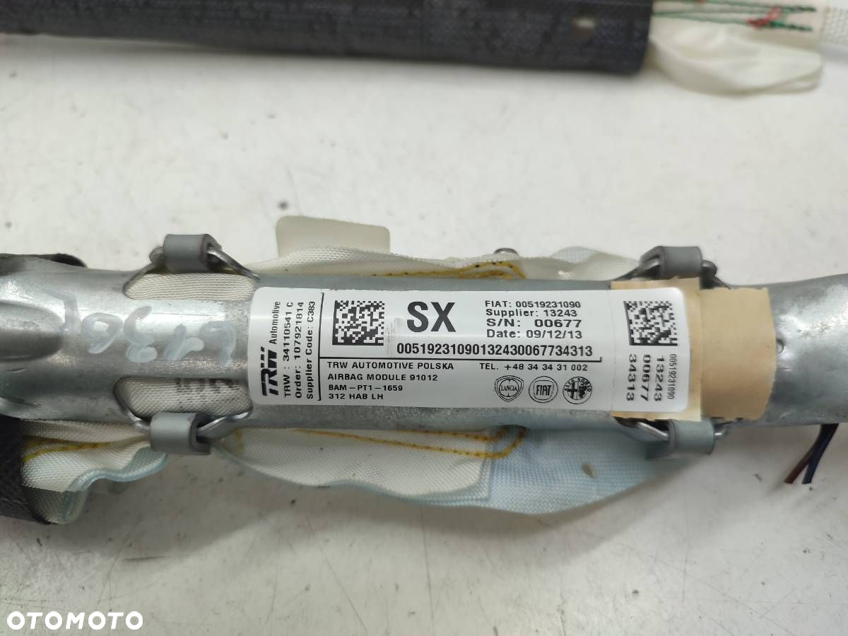 KURTYNA POWIETRZNA AIRBAG LEWA FIAT 500 00519231090 - 3